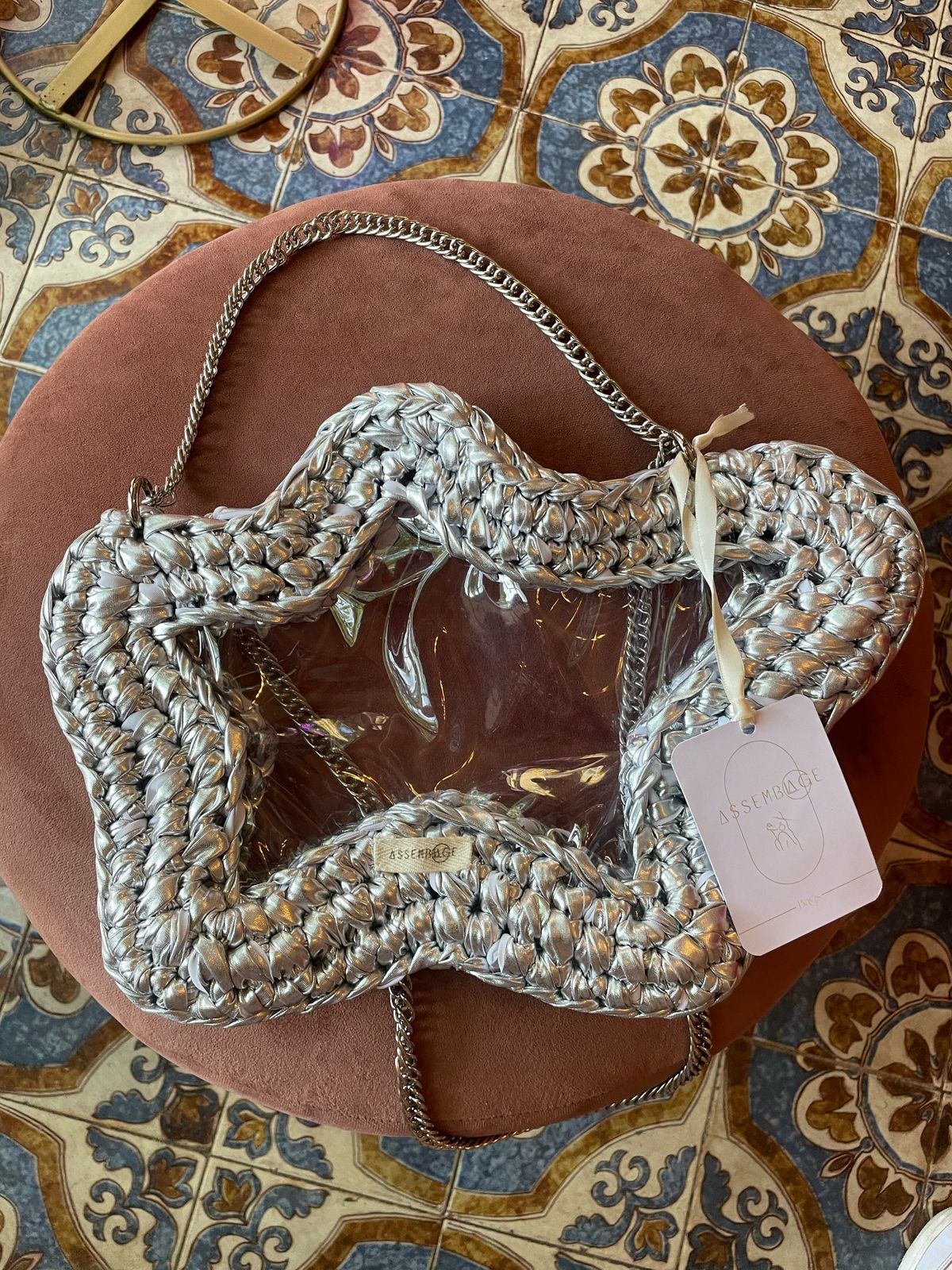 Bolso estrella Plateada "Lisa"