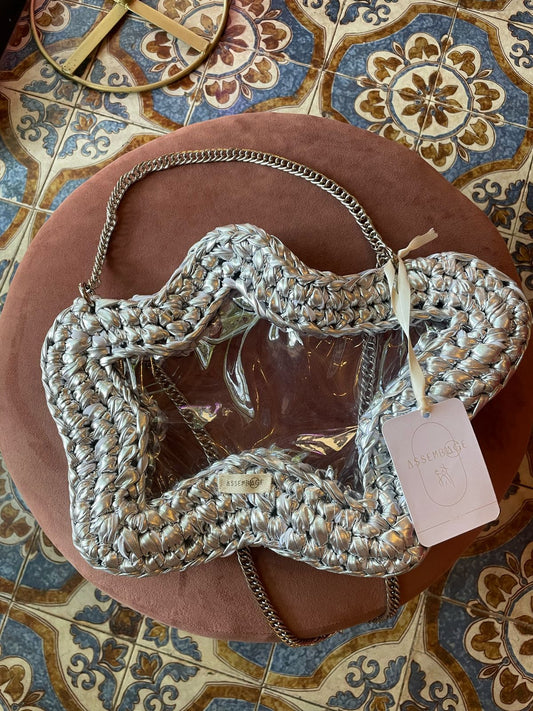 Bolso estrella Plateada "Lisa"